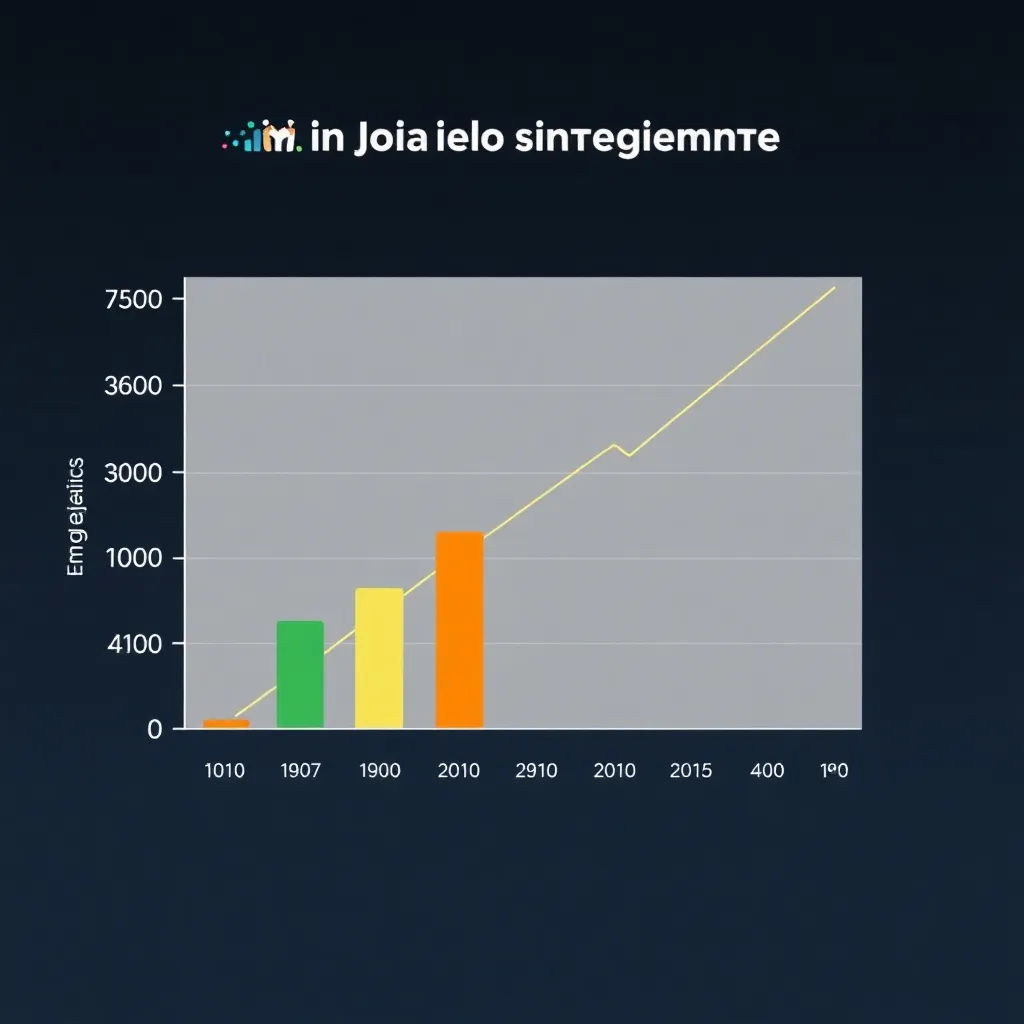 Graph showing social media engagement growth